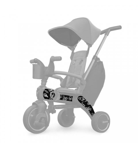 Doona - Naklejki na rowerek Liki Trike B&W Cool Sketch